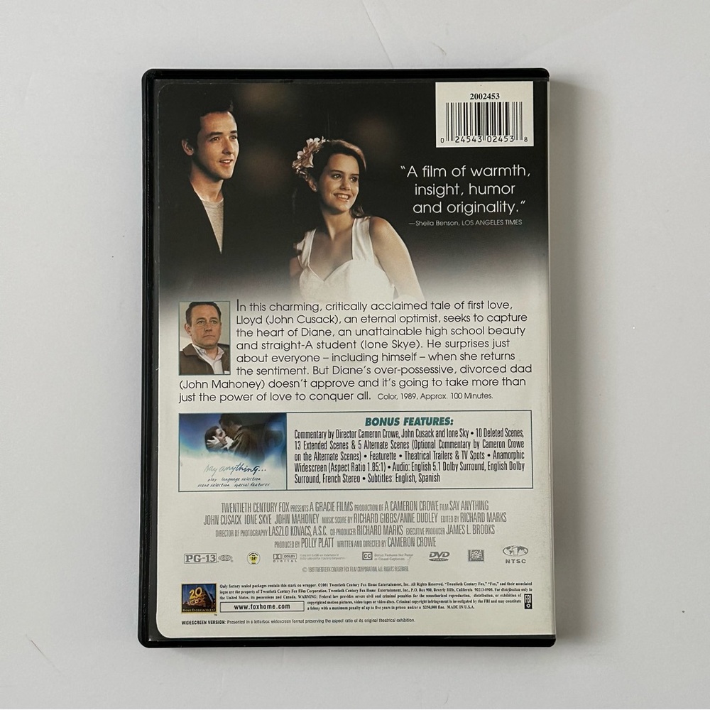 Say Anything DVD - Picture 3 of 3